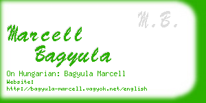 marcell bagyula business card